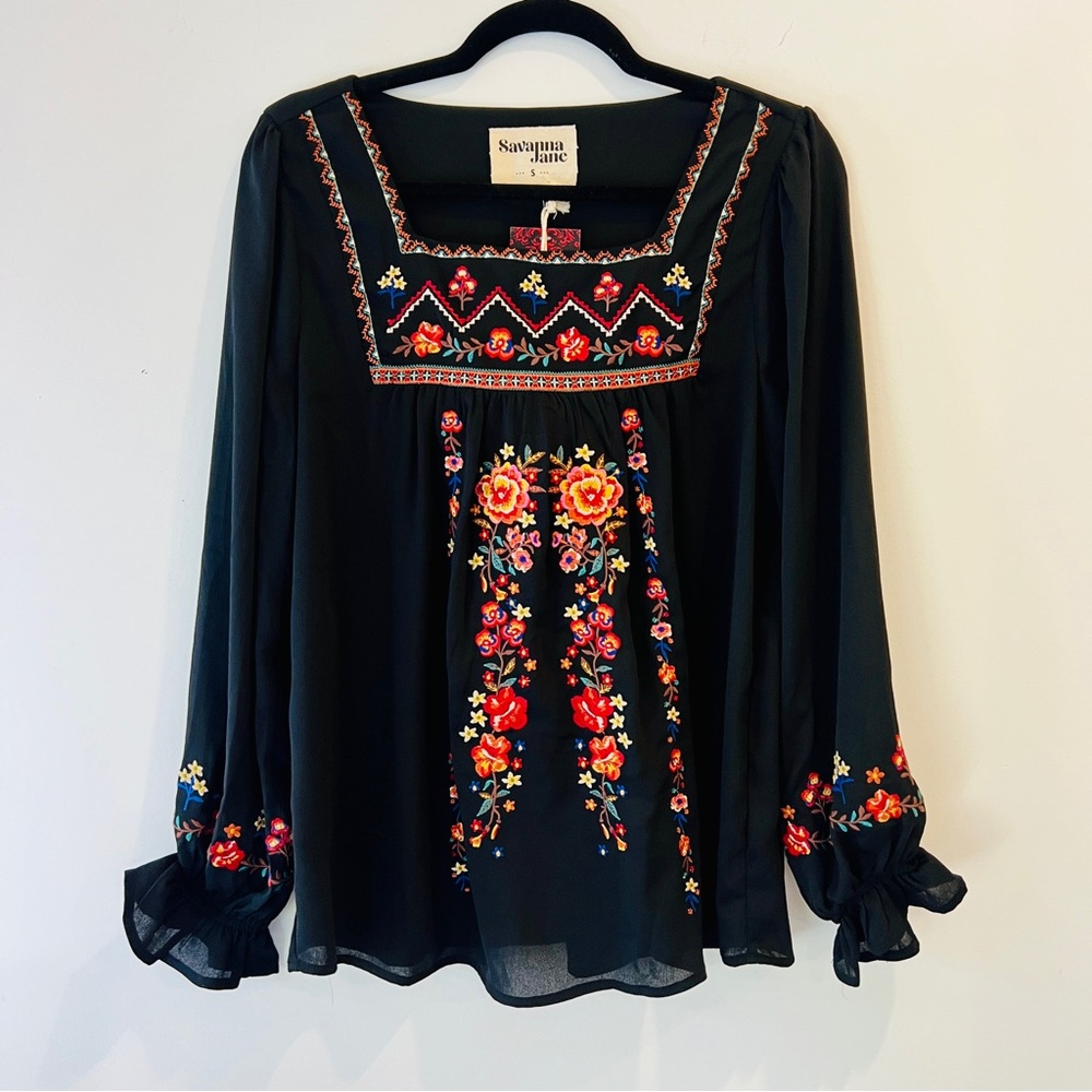 Savanna Jane | All Time High Embroidered Top